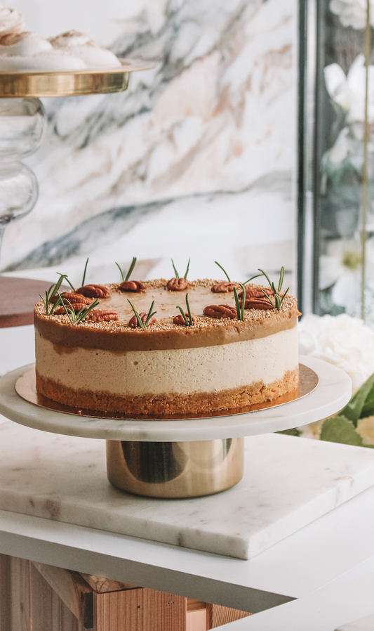 Pecan cheesecake